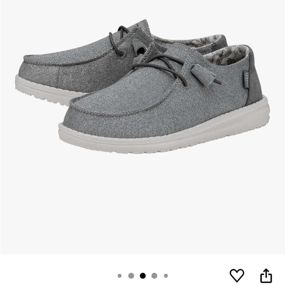 Hey Dude Gray Slip-On Footwear